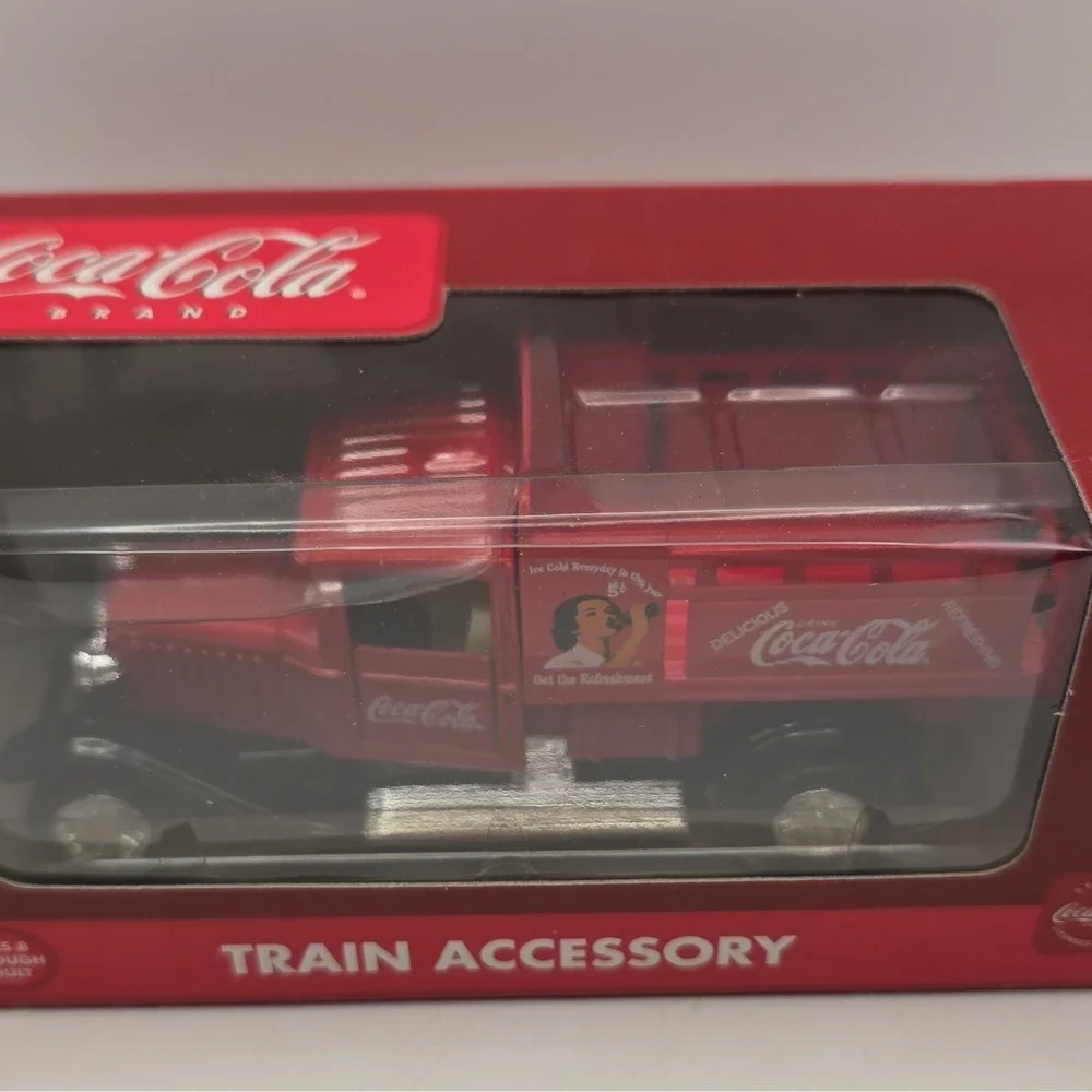 Coca-Cola O Gauge Diecast Coke Red Delivery Truck Train Accessory K-94528